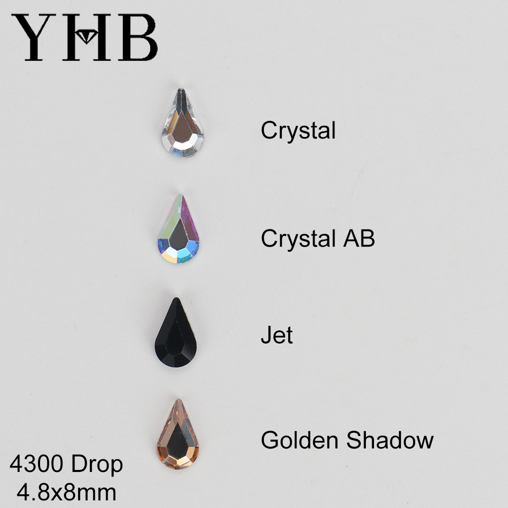 Platinum 8280 - YHB Glitzer Kristallglas Strass Flachback Hotfix