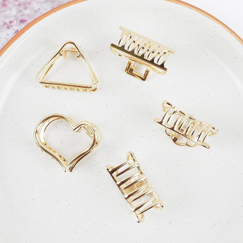 Kleine minimalistische Haarkla – Gold 6138 Bewertung und Preis